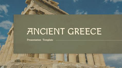 Ancient Greece Template Powerpoint