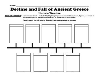 Ancient Greece Timeline Worksheet   Pdf Ancient Greece Virtual Timeline Worksheet - Ancient Greece Timeline Worksheet