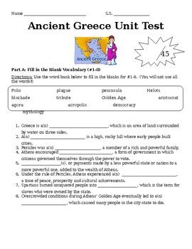 Ancient Greece Unit Test Pdf Free Download The Greek City States Worksheet Answers - The Greek City States Worksheet Answers