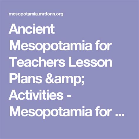 Ancient Mesopotamia For Teachers Lesson Plans Activities Projects Ancient Mesopotamia Worksheet Answers - Ancient Mesopotamia Worksheet Answers