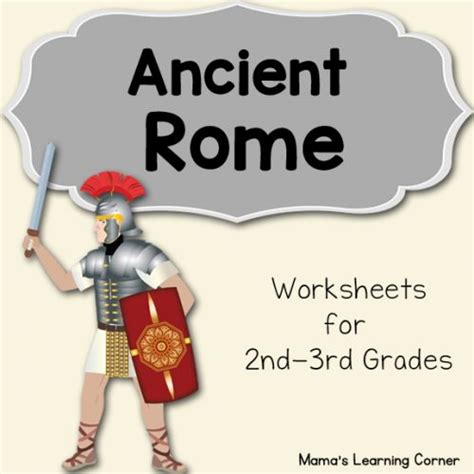 Ancient Rome Worksheet Packet For 1st 3rd Graders Roman Empire 4th Grade Worksheet - Roman Empire 4th Grade Worksheet