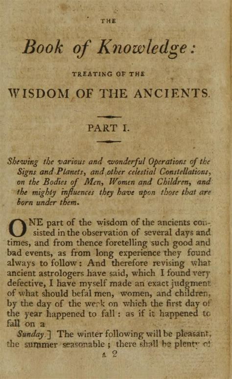 Ancients Of Knowledge