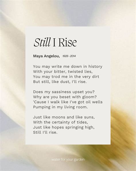And I Rise