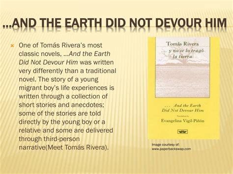 Read Online And The Earth Did Not Devour Him Analysis 