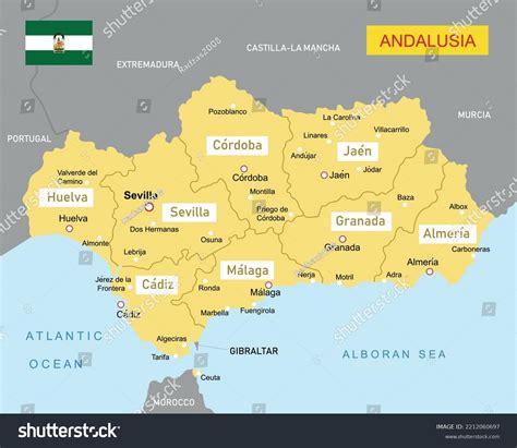 Andalusia Spain Map