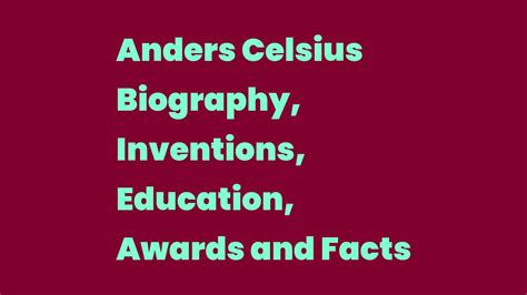 anders biography