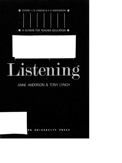 anderson lynch listening pdf