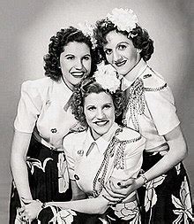 andrews sisters wiki