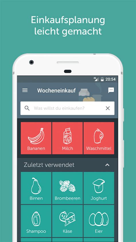 android app einkaufsliste
