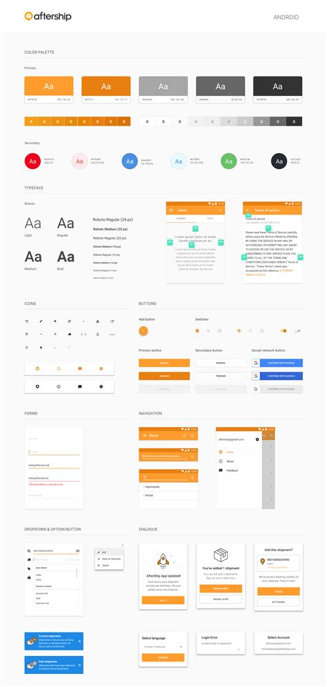 Android App Style Guide