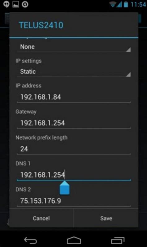 android de dns ayarlarıs