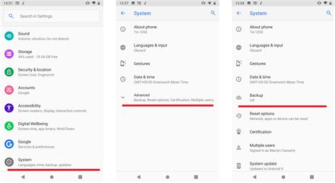 android how to restore backup