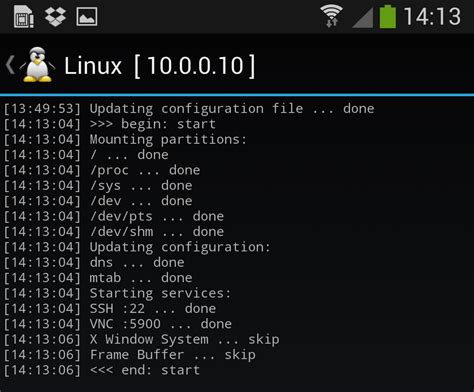 android linux chroot vnc