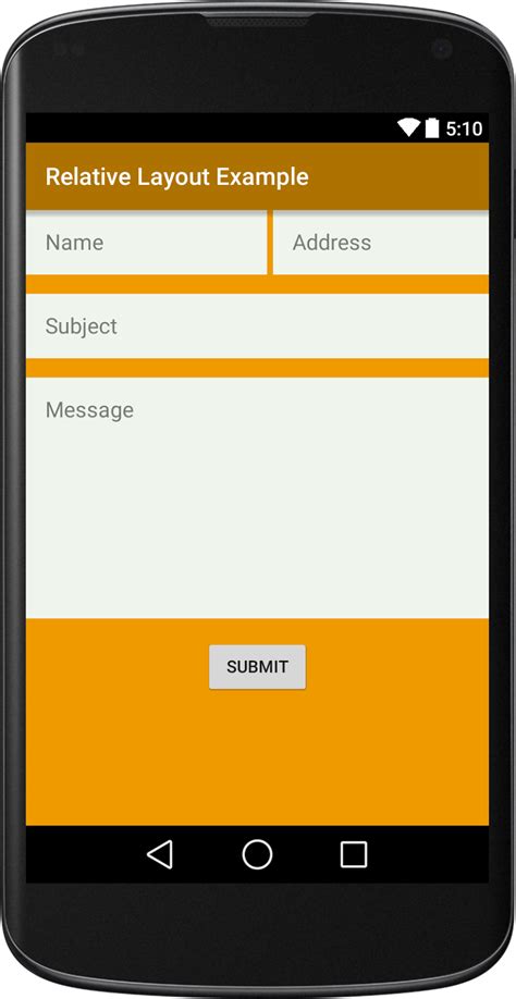 Android Relativelayout