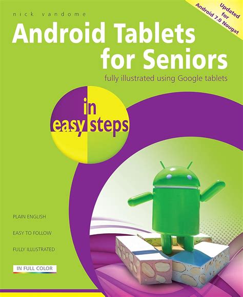 Read Online Android Tablets For Seniors In Easy Steps 3Rd Edition Covers Android 7 0 Nougat 
