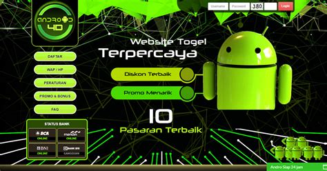 ANDROID4D BANDAR AGEN 4D TERPECAYA RESMI BISA TOP UP VIA