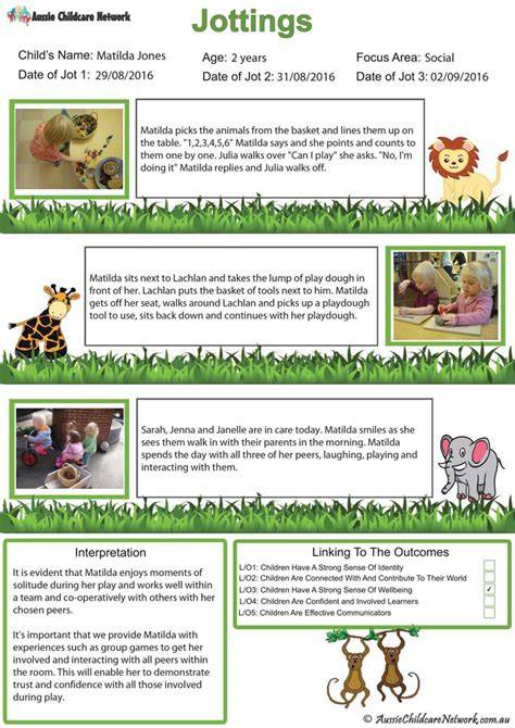 anecdotal jottings example about child