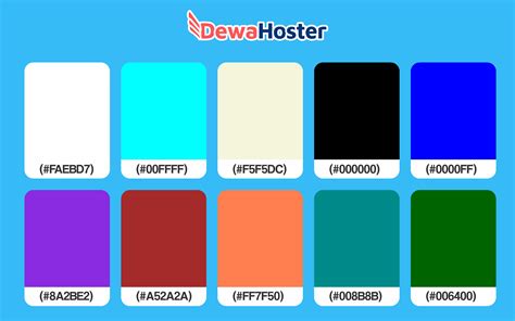 Aneka Warna Biru  100 Kombinasi Warna Brilian Dan Cara Menggunakan Pada - Aneka Warna Biru