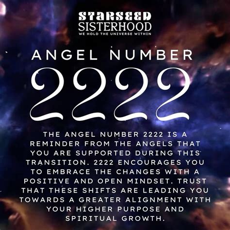 Angel Numbers 2222