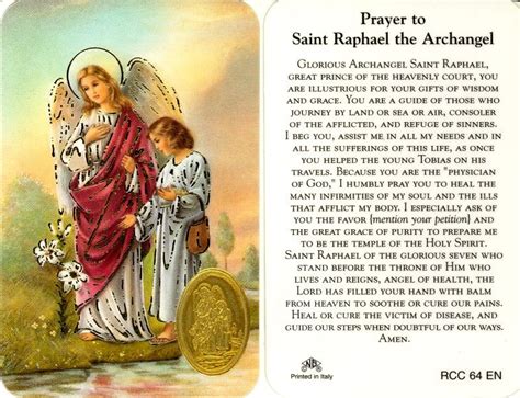 Angel Raphael Prayer
