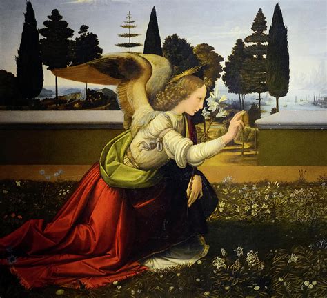 angel returning to heaven by leonardo da vinci