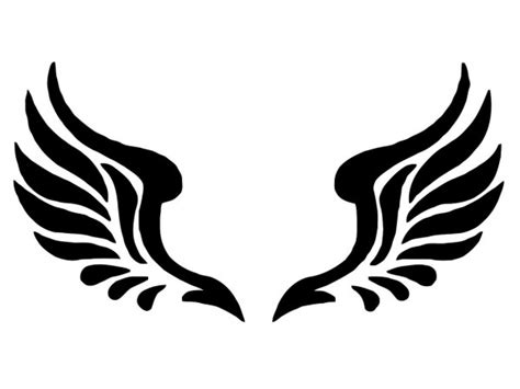 Angel Wing Silhouette