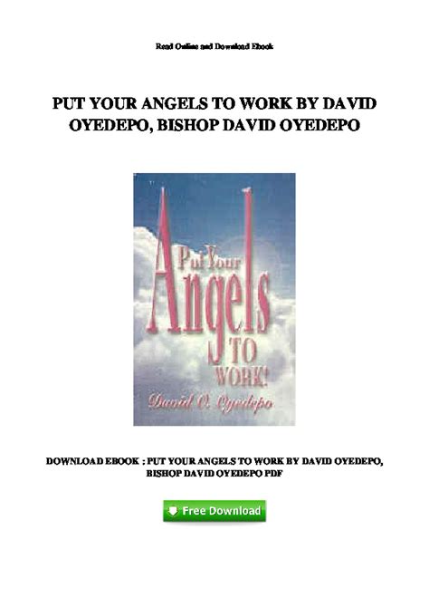 Angels On Assignment David Oyedepo