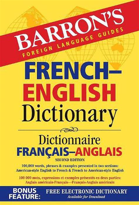 Full Download Anglais Dictionnaire French Dictionary Francais Anglais Anglais Francais French English English French 