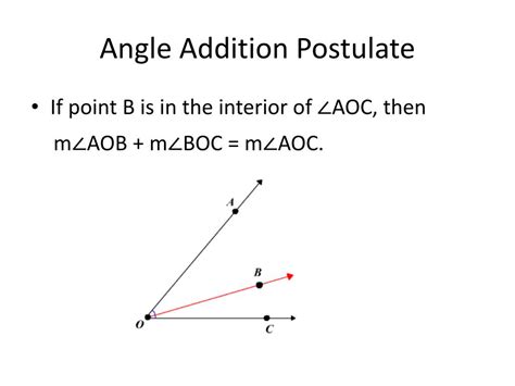 Angle Addition Postulate The Angle Addition Postulate Worksheet Answers - The Angle Addition Postulate Worksheet Answers