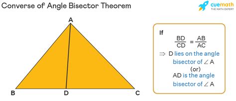 Angle Bisector Theorem Proof Converse Formula Examples Cuemath Angle Bisector Theorem Worksheet - Angle Bisector Theorem Worksheet