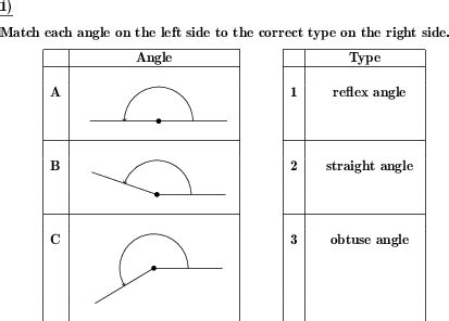 Angle Types Create Your Own Individually Crafted Math Worksheet On Angles For Grade 7 - Worksheet On Angles For Grade 7