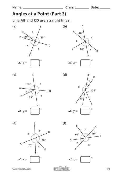Angles Around A Point Worksheets Math Worksheets 4 Measuring Around Worksheet Answers - Measuring Around Worksheet Answers