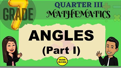 Angles Grade 7 Mathematics Q3 Youtube Angles 7th Grade - Angles 7th Grade