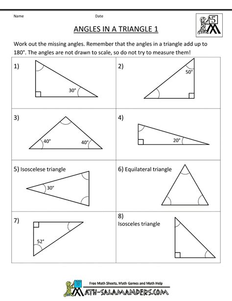 Angles In A Triangle Worksheets Easy Teacher Worksheets Triangle Measurements Worksheet - Triangle Measurements Worksheet