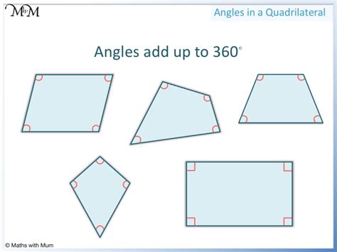 Angles In Quadrilaterals Maths With Mum Quadrilateral Angles Worksheet - Quadrilateral Angles Worksheet