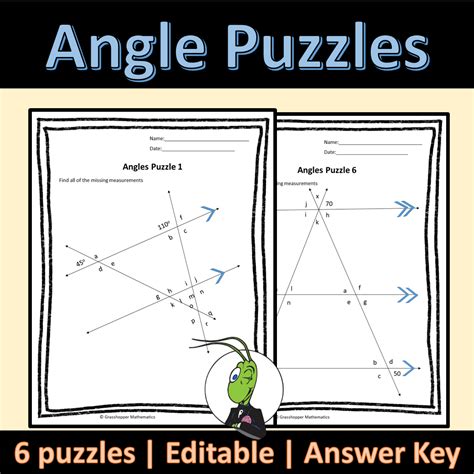 angles puzzles with answer