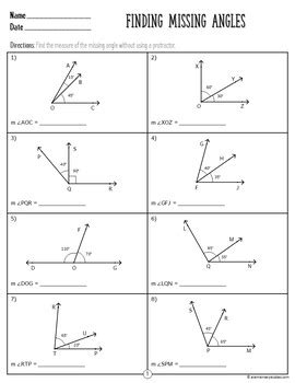 Angles Worksheets Additive Angles Worksheet Fourth Grade - Additive Angles Worksheet Fourth Grade