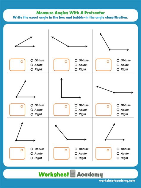 Angles Worksheets Unknown Angle Measures 4th Grade - Unknown Angle Measures 4th Grade