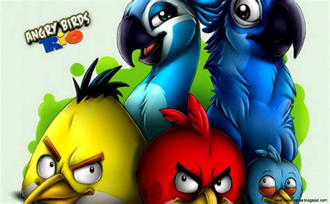 Angry Birds Rio Wallpapers   Awesome Angry Birds Hd Wallpapers Wallpaperaccess - Angry Birds Rio Wallpapers