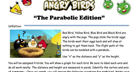 Read Angry Birds The Parabolic Edition Answers 