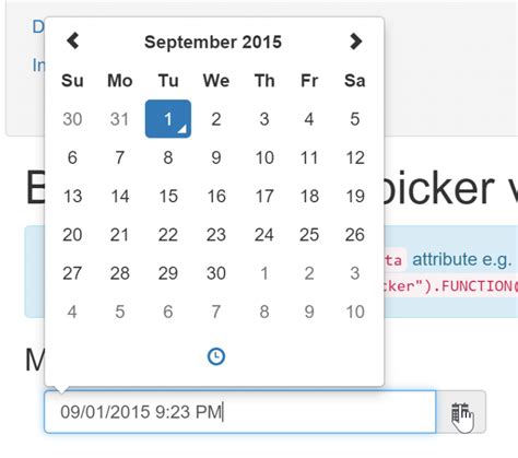 angular bootstrap date time picker