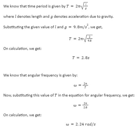 Angular Frequency To Frequency