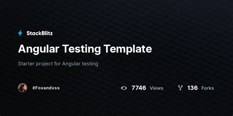 Angular Test Template