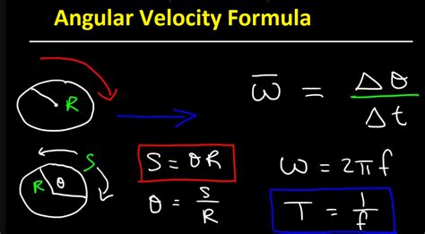 Angular Velocity Equation