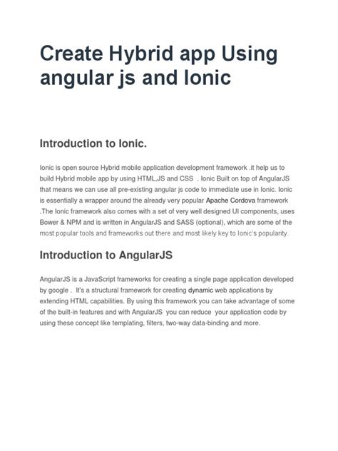 Angularjs And Ionic Pdf
