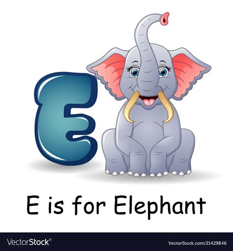 Animal Alphabet E Is For Elephant Craft A E Is For Elephant - E Is For Elephant