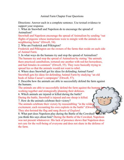 Animal Farm Propaganda Worksheet Answers   Animal Farm Workbook Answers By George Orwell Farm - Animal Farm Propaganda Worksheet Answers