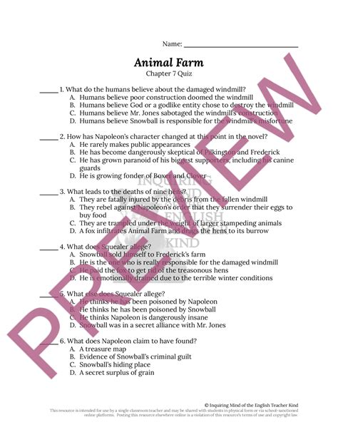 Animal Farm Questions Amp Answers Sparknotes Animal Farm Propaganda Worksheet Answers - Animal Farm Propaganda Worksheet Answers
