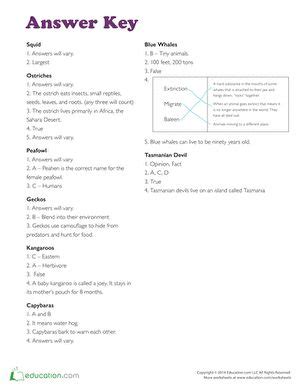Animal Instincts Lesson Plan For 4th Grade Lesson Animal Instincts Worksheet 4th Grade - Animal Instincts Worksheet 4th Grade