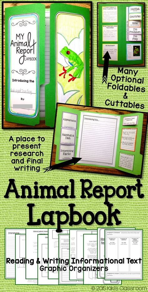 Animal Reports A Lapbook Amp Animal Research Project 2nd Grade Animal Report - 2nd Grade Animal Report